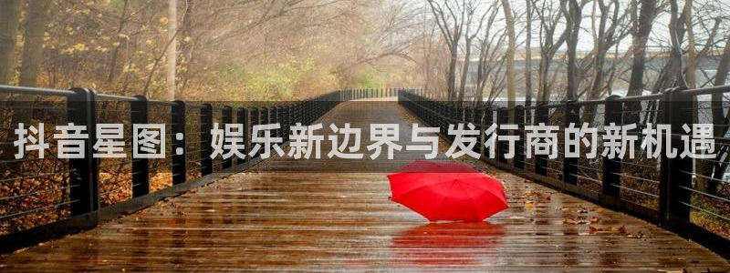 广州ag街机投资：抖音星图：娱乐新边界与发行商的新机遇